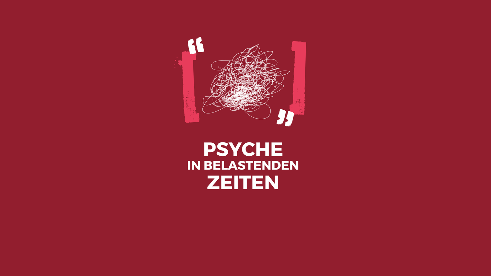 Sujet Psyche In Belastenden Zeiten